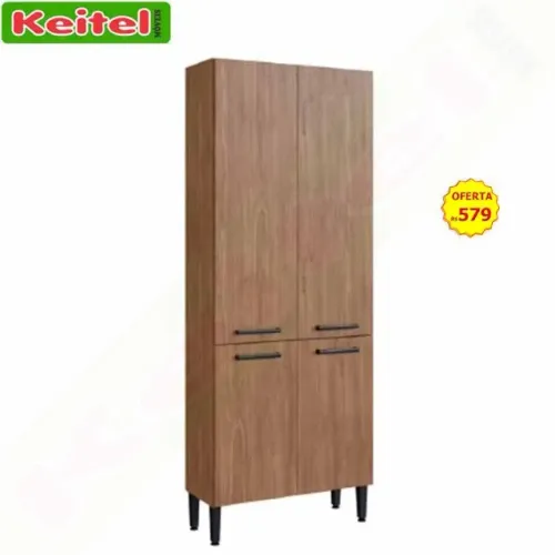 Paneleiro Duplo 4 portas Giovana Freijó / Preto