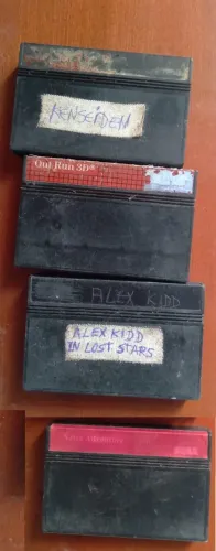 Lote de Ate 3 Fitas Originais Para Master system 