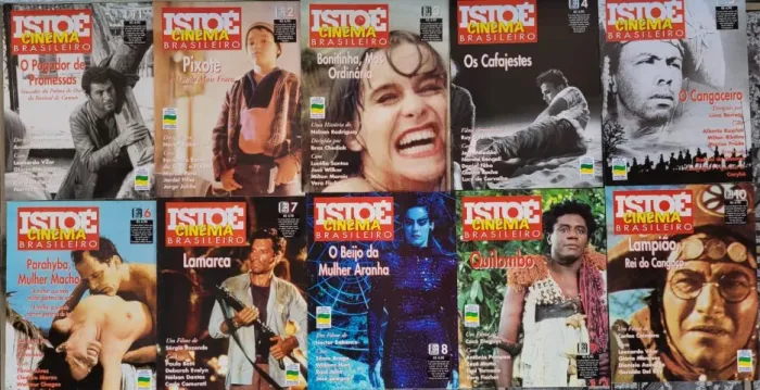 Lote 10 revistas Isto É Cinema Brasileiro - editora três