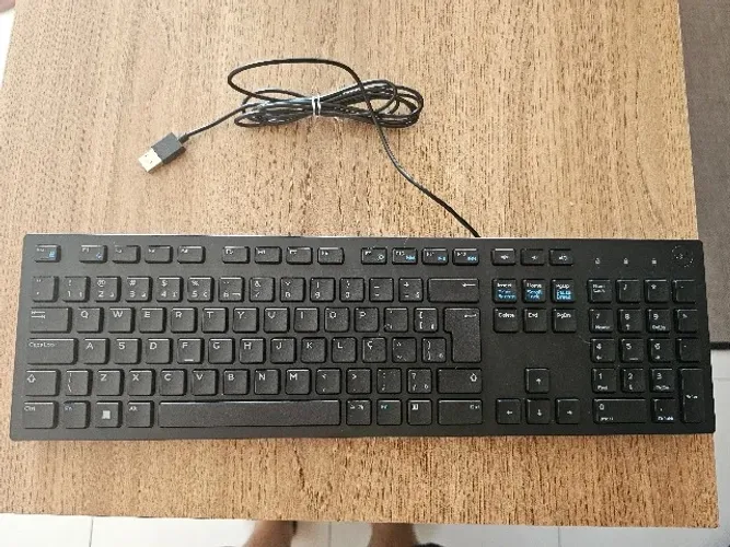 Teclado Dell Kb216 - Abnt2 - Teclas Multimídia - Preto - Novo