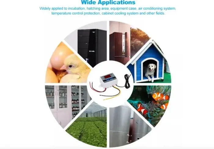 Termostato Xh-w3001 Chocadeira Display Led, Sensor De Água Automação Robótica COD-AM612