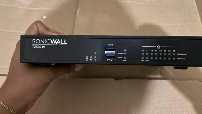 SonicWall TZ500W firewall funcionando 100% BARATO