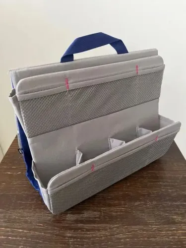 organizador de mesa cinza da ikea