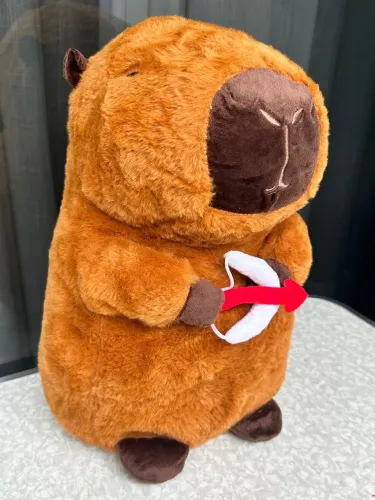 Pelúcia Capivara Cupido Apaixonado BR Machine