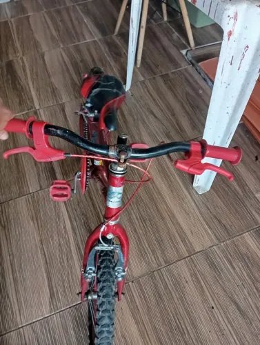 Bicicleta infantil aro 13, Vermelha. top