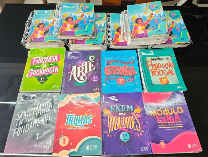 Livros SAS 1ª Série - Edição 2023 [USADOS!] (Ensino Médio 1º ano)