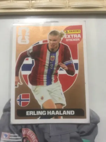 FIGURINHA DA COPA 2026- EXTRA STICKER BRONZE DO JOGADOR ERLING HAALAND