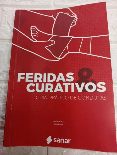 Livro feridas e curativos sanar saúde