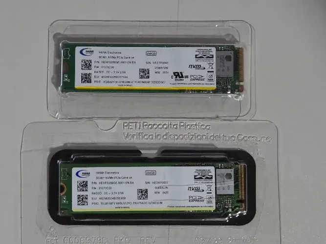 SSD NVMe PCIe 4.0 256GB