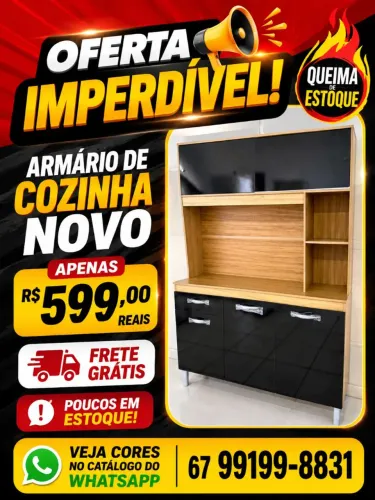 Armário de cozinha na promoção hoje entrego