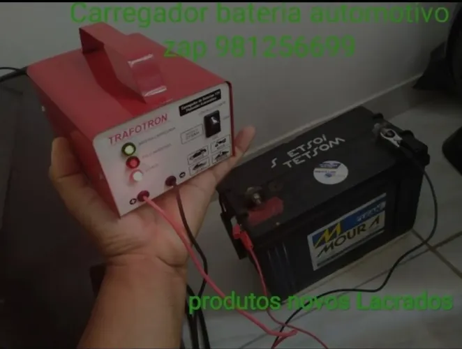 Carregador Bateria Automotivo.....novos