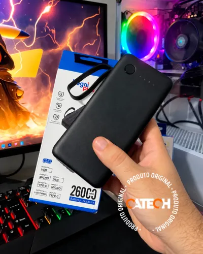 Powerbank 26000mAh - Carregador Portátil