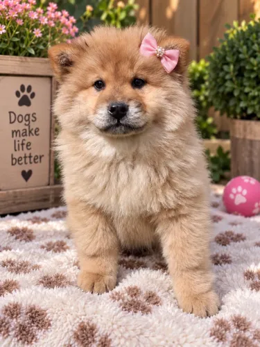 Uma última lindeza de Chow Chow disponível