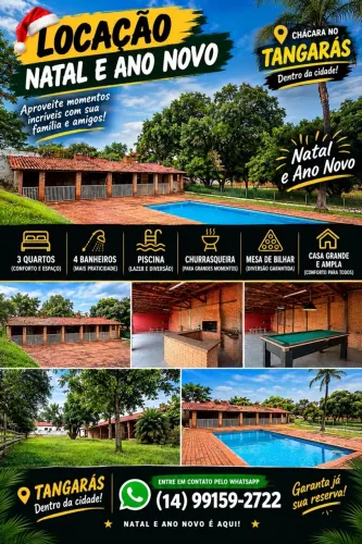 Chácara disponível para locação