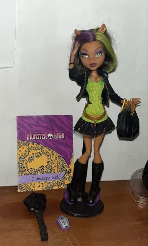 Monster High Clawdeen Wolf New Scaremester G1 completa