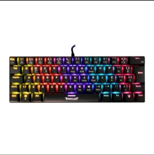 Teclado Switch Marrom ABNT2 -Completo na Caixa