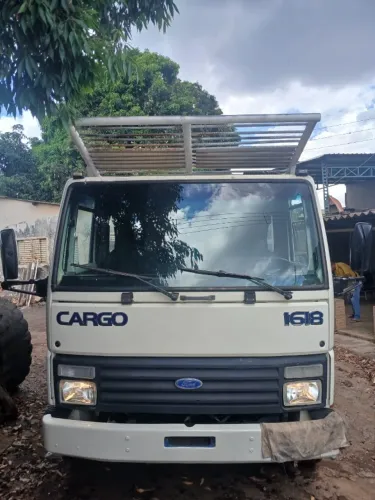 FORD CARGO 1618 TRUCK MOTOR CUMINS 1998 CARROCERIA PRONTO PARA TRABALHO