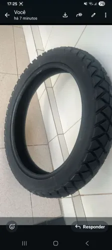 Pneu traseiro Tr 300 110 80 18 sahara vipal novo