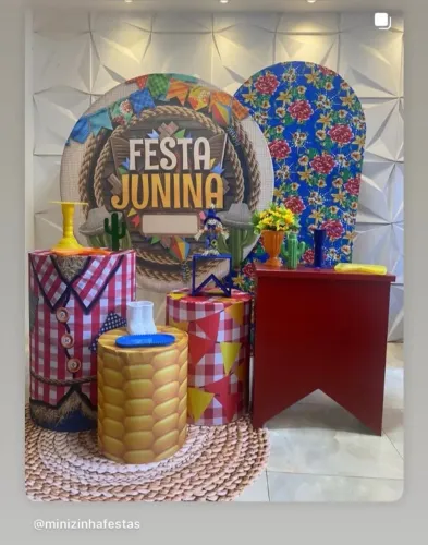 Kit festa São João pegue e monte junino arraia