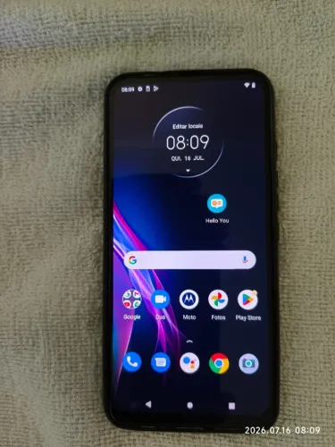 Celular Motorola One Fusion 128GB - Usado - Excelente estado - Sem riscos - Acessórios