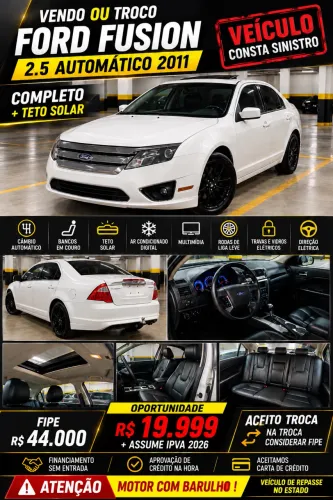 Ford Fusion SEL 2.5 16V 173cv Aut. 2011