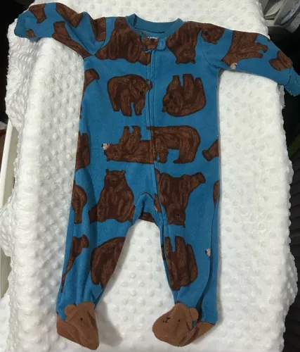 Macacão Carters 3-6 meses em fleece