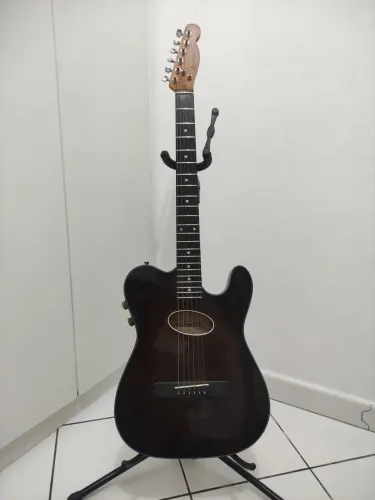 Violão raro Giannini Acoustik Guitar Telecaster 