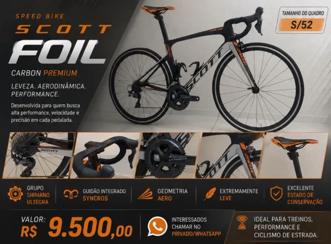 Bicicleta Speed Scott Foil bike