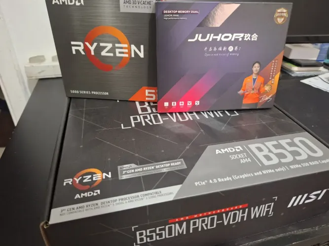 Ryzen 5 5500X3D + B550+ 32GB DDR4