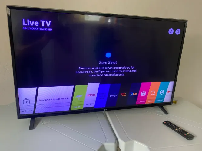 Smart tv LG 43pol com defeito