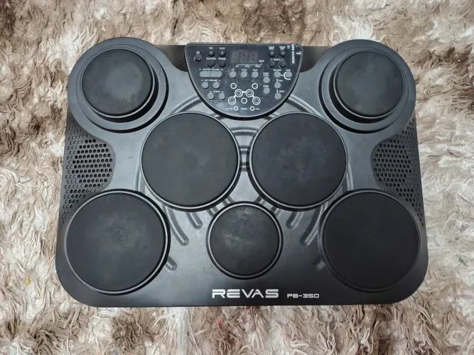 Bateria elétronica Revas PB350 - favor ler a descrição
