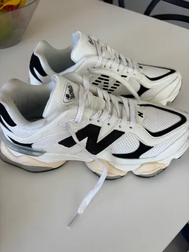 New balance 9060 white and black