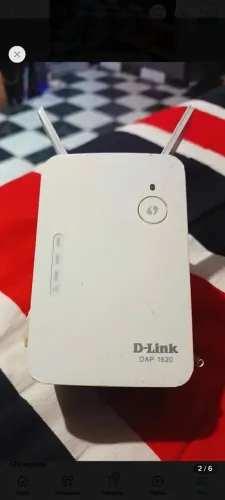 Repetidor Wifi D-link Dap-1620 Branco Com 2 Antenas 
