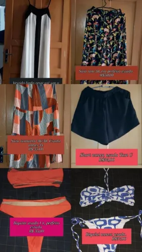 VENDO OU TROCO ROUPAS COM OYIMAS CONDIÇÕES 