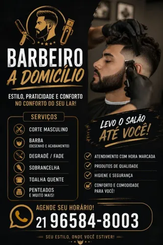Barbeiro a domicílio