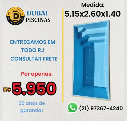 PISCINA DE FIBRA COMPLETA OU SÓ O CASCO! ( consultar valores)