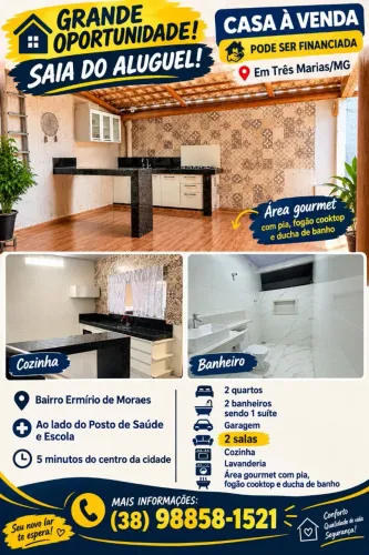 Ermirio De Morais,Três marias MG