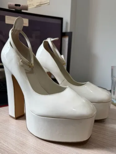 Sapato Arezzo Meia Pata Branco 39