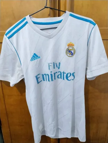 Camisa Real Madrid Home 2017-18 adidas original - tamanho m - no estado