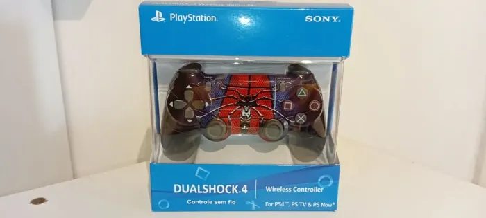 CONTROLE PS4 DUALSHOCK 4 TEMÁTICO SPIDER-MAN