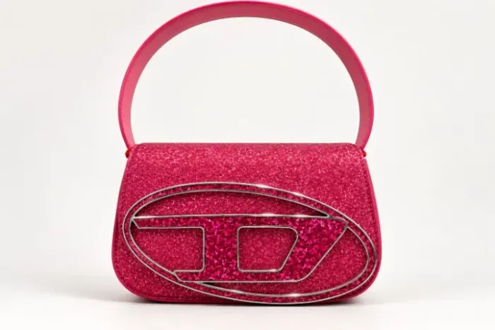 Bolsa Diesel 1DR Glitter Pink Original Nova - Rara e Exclusiva