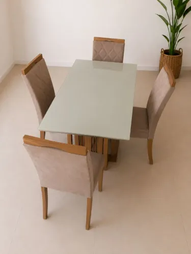 Mesa de Jantar com 4 Cadeiras
