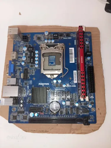 Placa mãe com memória ram ddr4