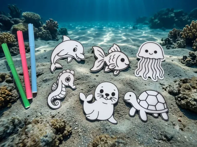 Pinturinha: Fundo do Mar