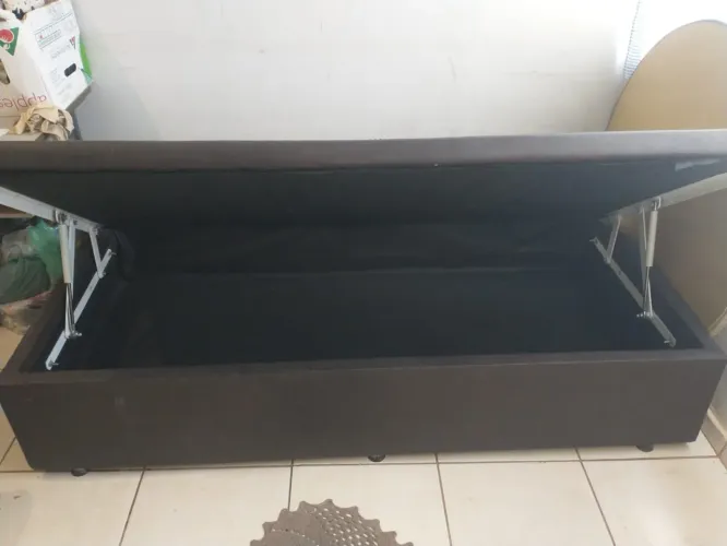 Cama baú solteiro