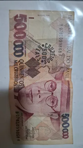 Nota de 500000 Cruzeiros