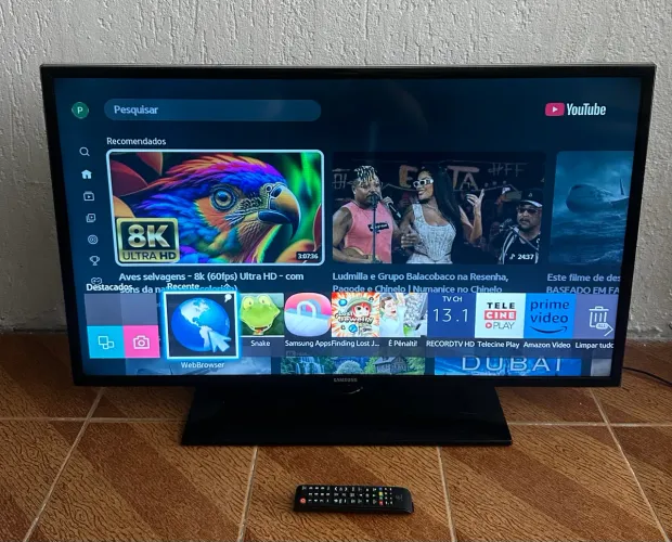 TV 46 SMART SAMSUNG 4K DOLBY ÁUDIO NOVINHA