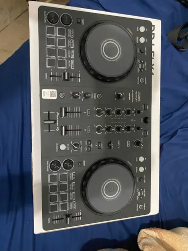 Pioneer DJ DDJ-FLX4 2 decks Rekordbox e Serato DJ Controller - Grafite