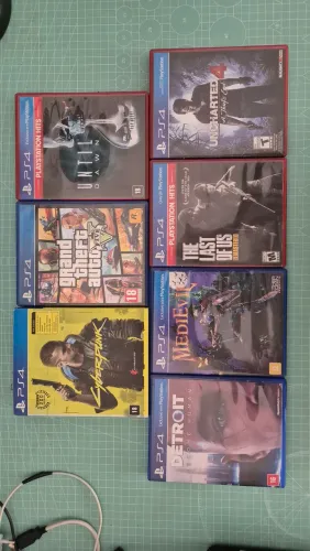 Lote de jogos para PS4