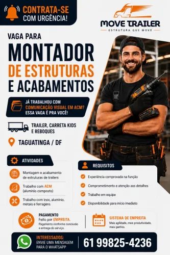 Montador de Estruturas e Acabamentos